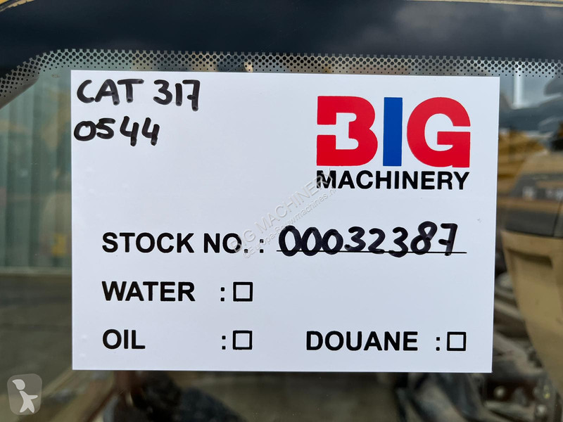 Graafmachine Caterpillar 317BL - CE certified /...