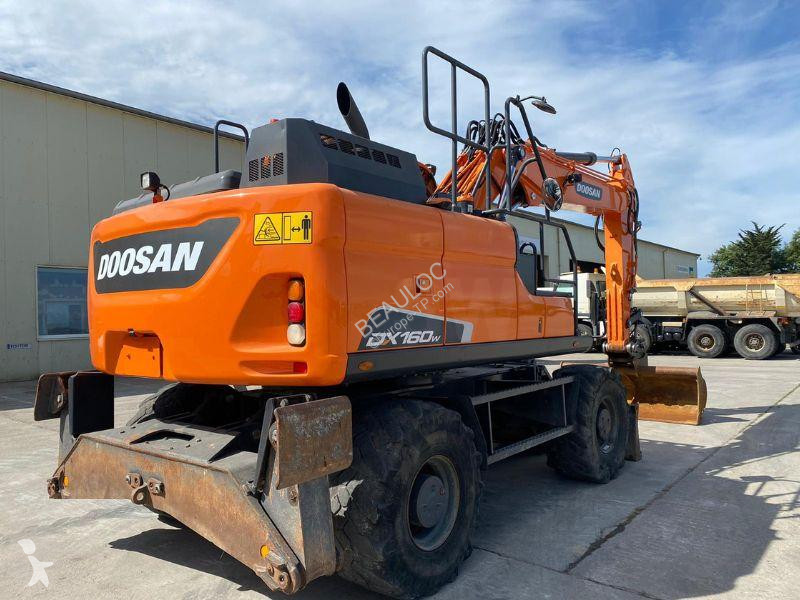 Wheel excavator used Doosan DX160 W - Ad n°10154289