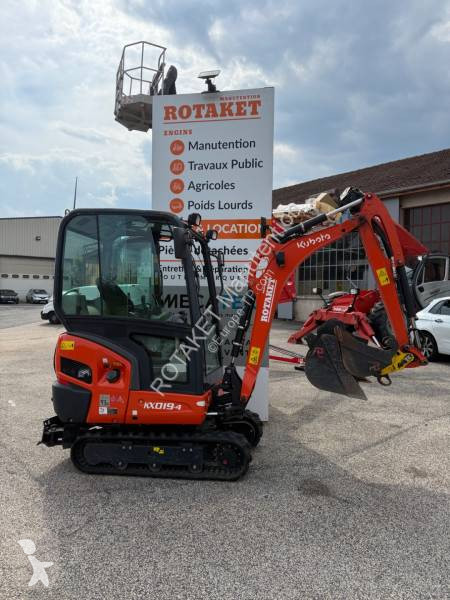 Escavadora Kubota Mini pelle Kubota KX019-4 GL