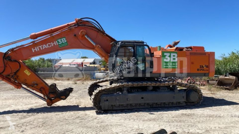 Hitachi ZX70 ZX870-5G with quickcoupler and 2 buckets