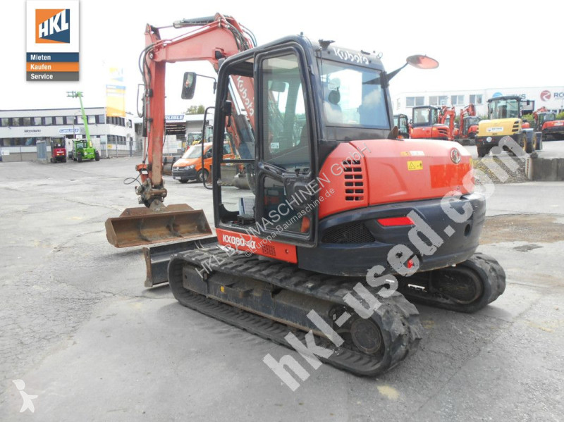 Escavadora Kubota KX 080-4