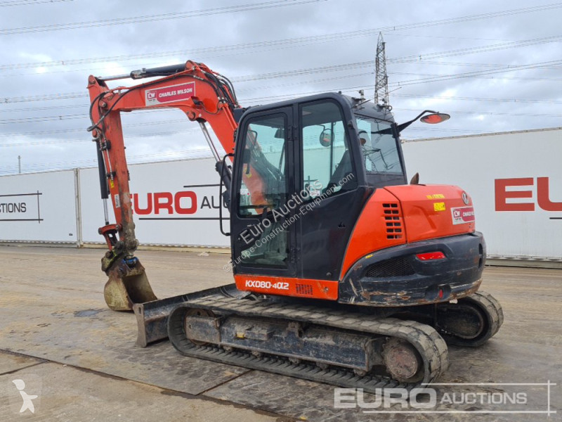 Escavadora Kubota KX080-4A2
