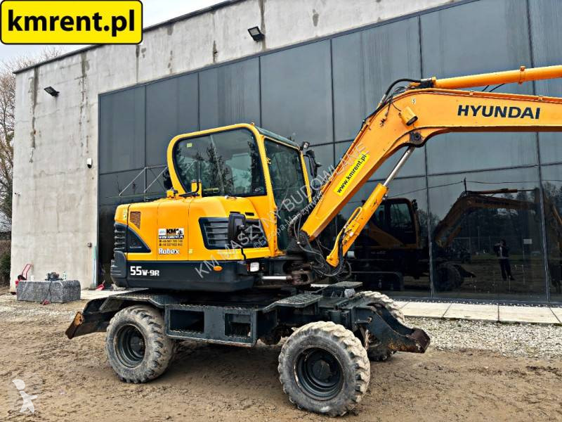 Excavadora Hyundai ROBEX 55W-9A KOPARKA KOŁOWA...