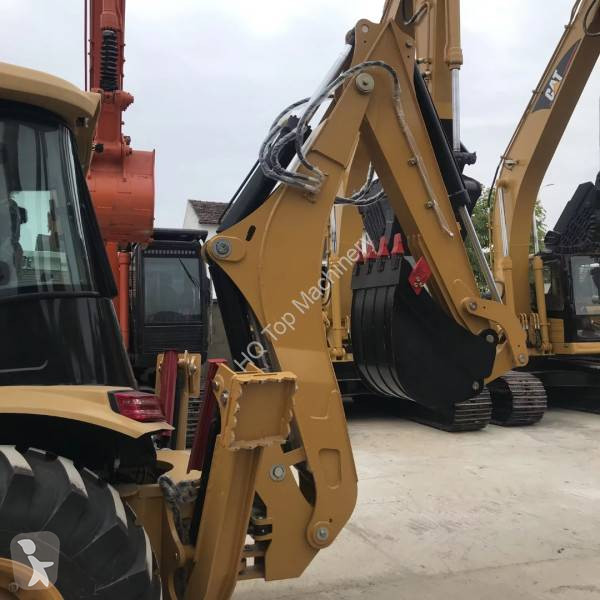 Traktor med grab Caterpillar CAT420F CAT430F...