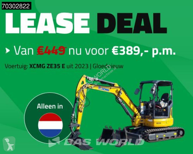 Rýpadlo XCMG XE35 E Fabrieksgarantie- CW+3...