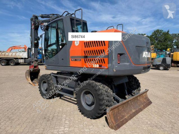 Atlas 150 W blue,Verstellausleger, Hammer + Greifer