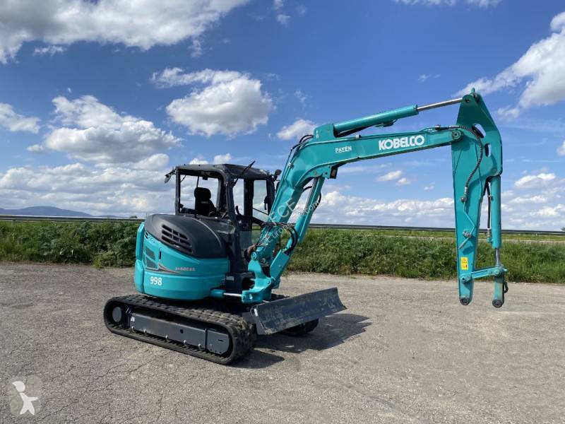 Rýpadlo Kobelco SK58/SRX-7 1er Main endommagée