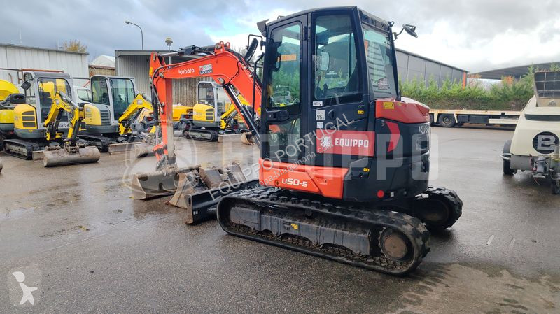 Rýpadlo Kubota U50-5 with 3 excavator buckets