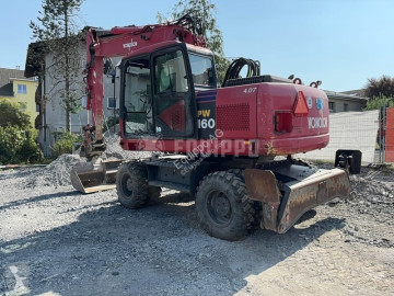 Excavadora de ruedas Komatsu