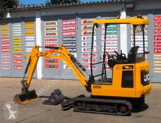 Excavator JCB 16C-1 T3 ** 2x Löffel **