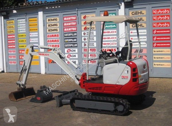 Lopatový nakládač Takeuchi TB 216 * 2x Löffel *