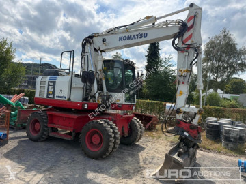 Excavadora de ruedas Komatsu