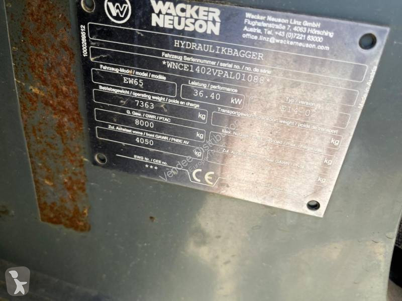 Koparka Wacker Neuson EW65