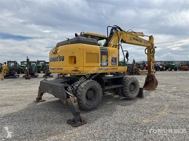 Escavadora Komatsu Wheel Excavator
