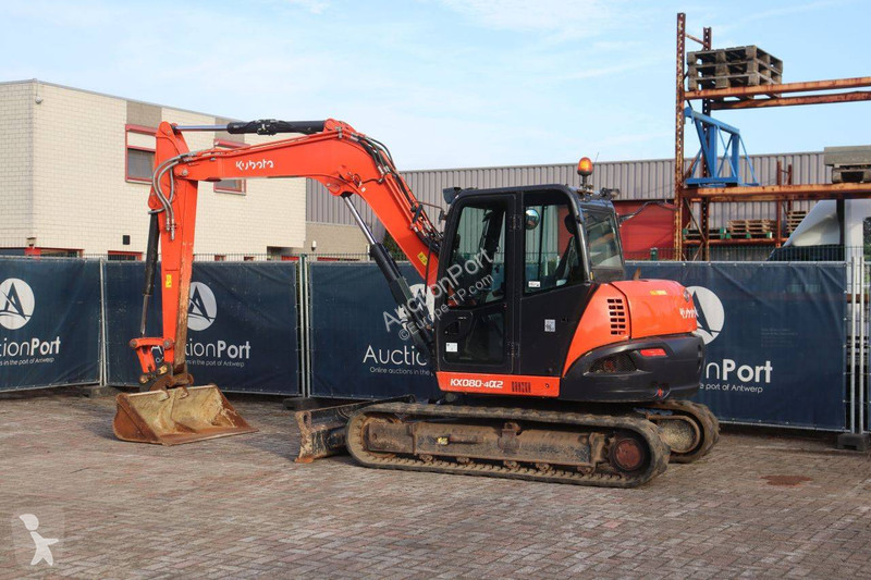 Excavadora Kubota KX080-4a2
