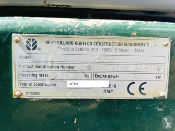 Excavadora de cadenas New Holland