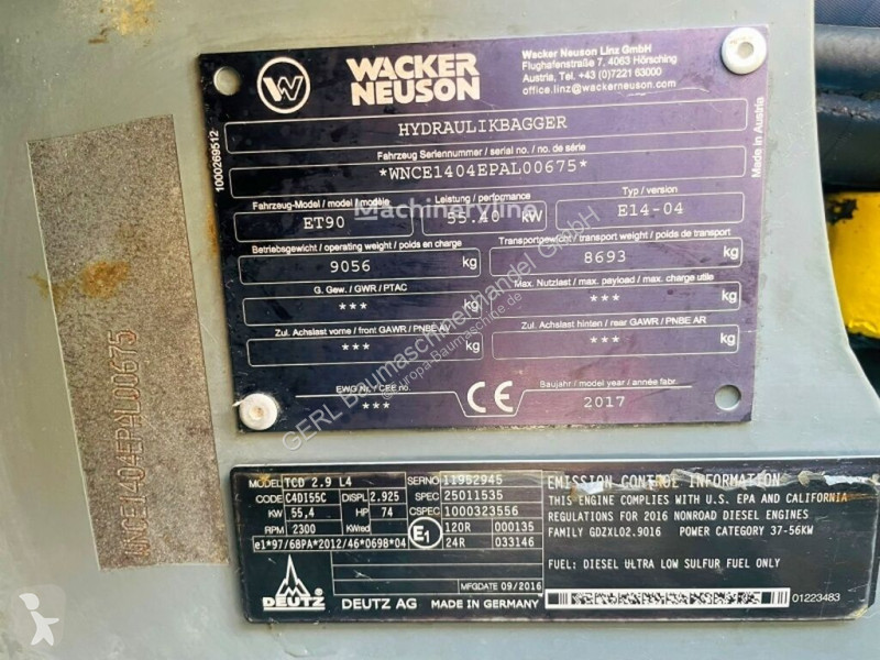 Skovel Neuson ET90