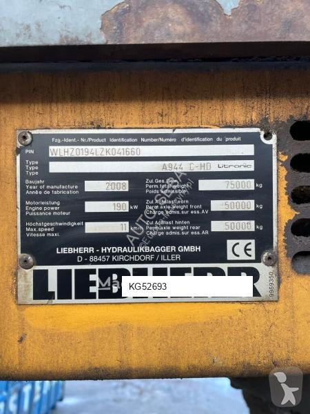 جرافة Liebherr 944 C-HD LITRONIC