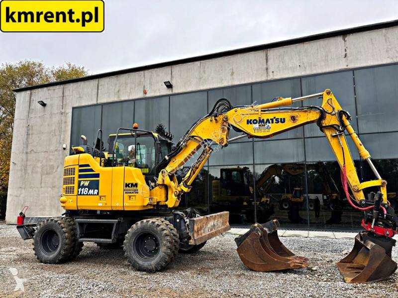 Escavadora Komatsu PW 118 MR-8 KOPARKA KOŁOWA...