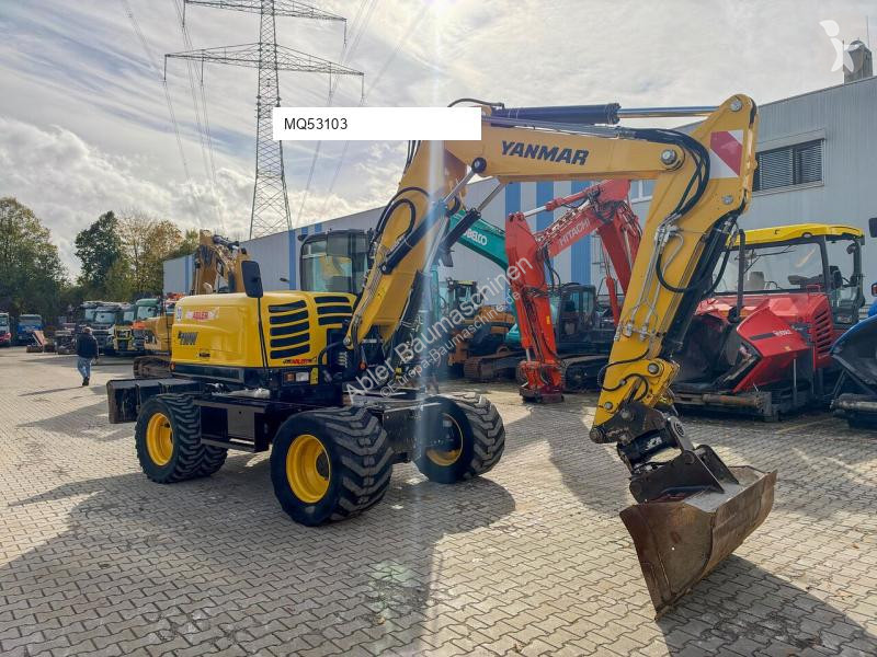 Escavadora Yanmar B110W Powertilt SW hydr. Kamera