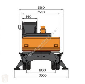 Excavadora de ruedas Caterpillar nueva