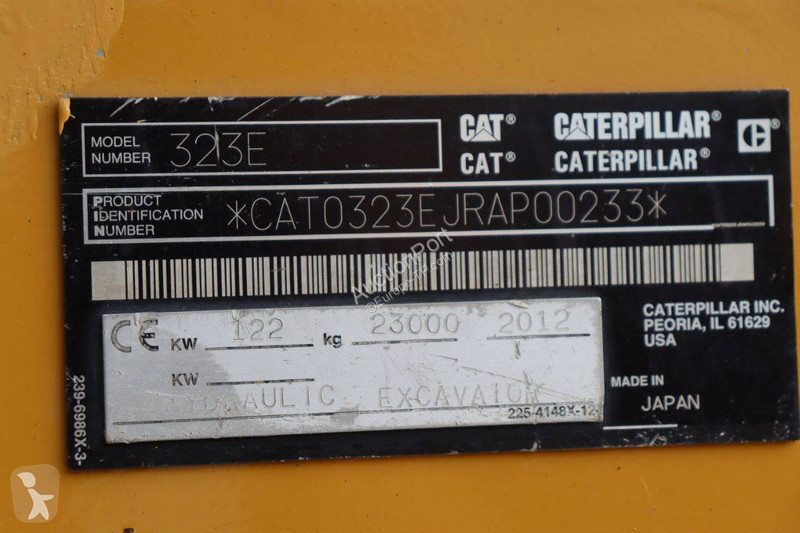 Skovl Caterpillar 323E