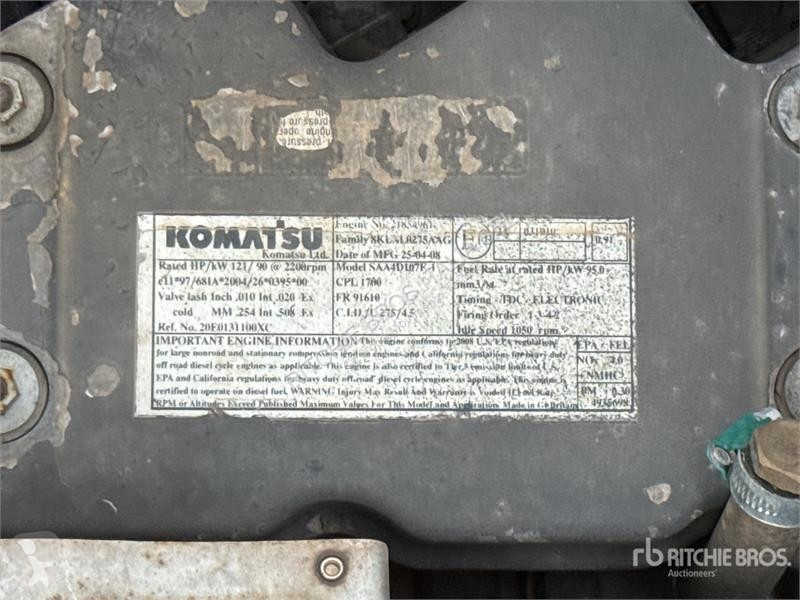 Escavadora Komatsu Wheel Excavator