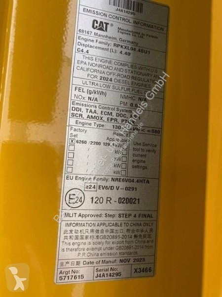 Skovel Caterpillar MH 3024-07D ULM MIETE /...