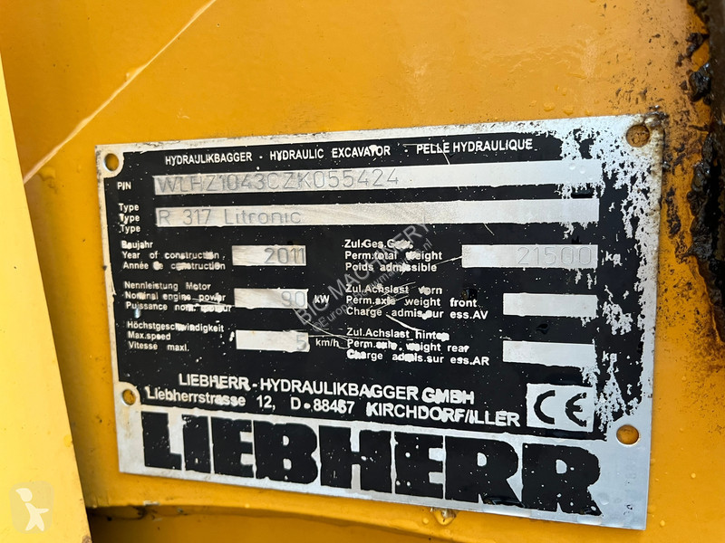 Grua Liebherr R317 Material Handler