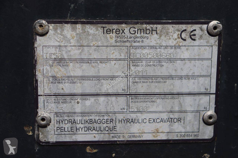 Excavator Terex