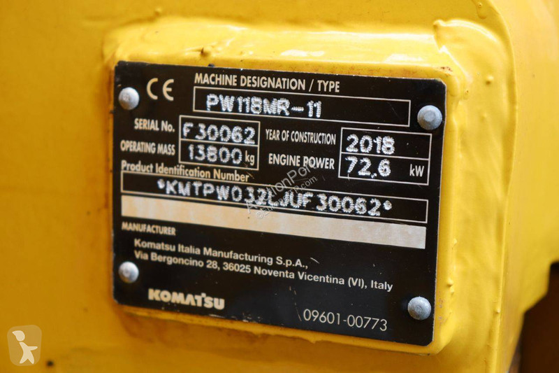 Excavator Komatsu PW118MR-11