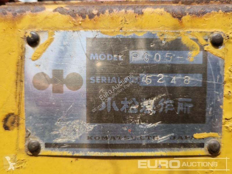 Skovl Komatsu PC05-6