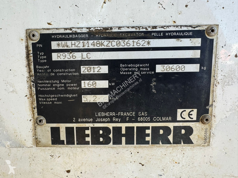 Skovl Liebherr R936