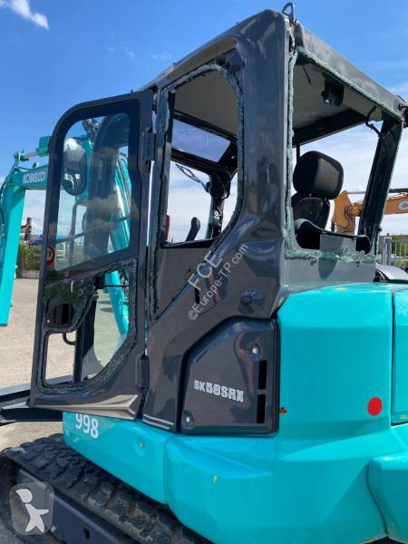 Rýpadlo Kobelco SK58/SRX-7 1er Main endommagée