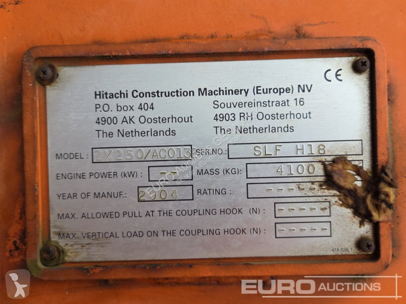 Escavadora Hitachi