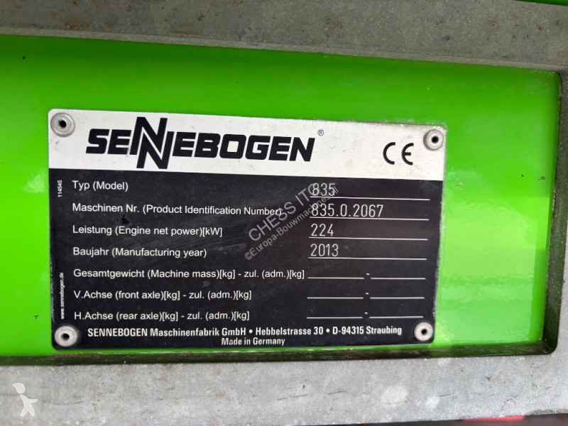 Excavator Sennebogen 835 M E -- 835E -