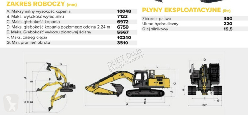 Rýpadlo XCMG XE 250C 25ton  Bez DPF i Adblue...