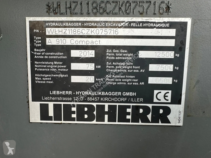 جرافة Liebherr Compact | Powertilt