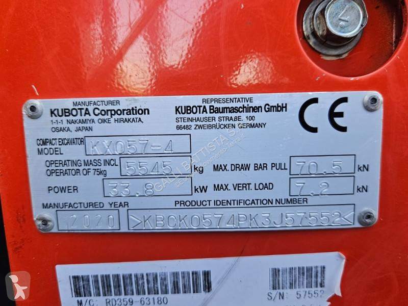 Skovl Kubota KX057-4