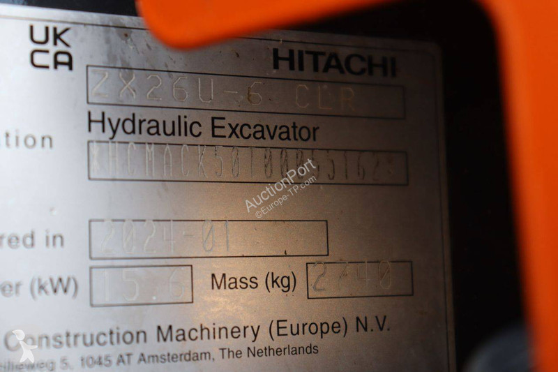 Rýpadlo Hitachi ZX26U-6 CLR