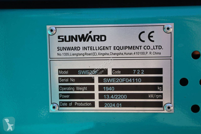 Skovel Sunward SWE20F