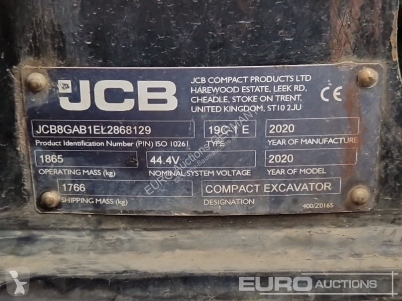 Экскаватор JCB 19C-1 E