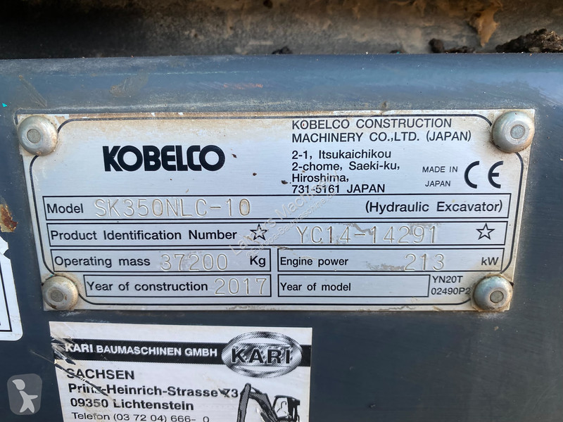 Skovel Kobelco SK350 NLC-10 .