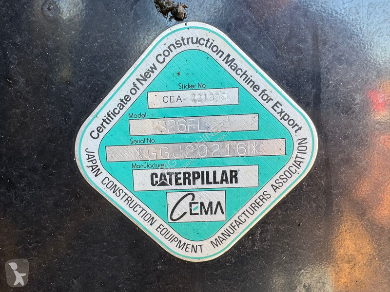 Graafmachine Caterpillar 326FL