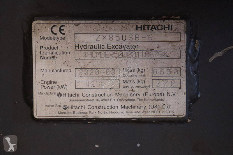 Lopatový nakládač Hitachi Zaxis B-6