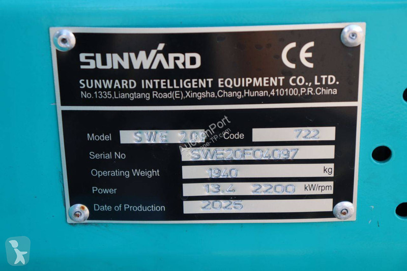 Sunward SWE 20F excavator