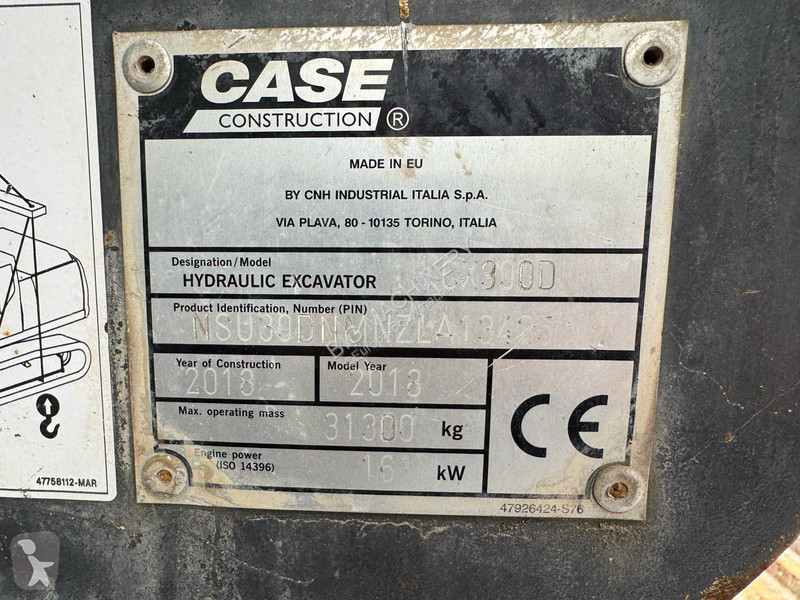 Escavatore Case CX300D