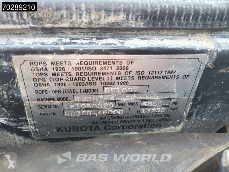 Escavatore Kubota KX057 -4