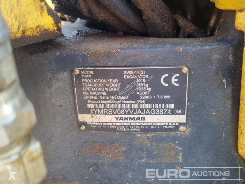 Escavatore Yanmar SV08-1A(S)