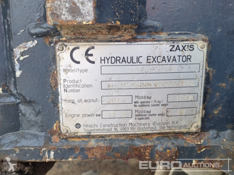 Excavadora Hitachi ZX17U-2